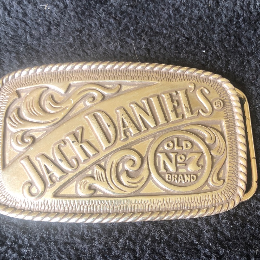 Jack Daniel’s Silver Toned Belt Buckle